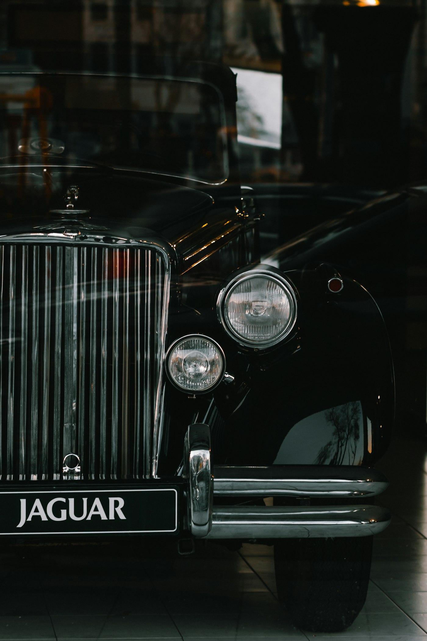 Close up of a work vehicle windshield