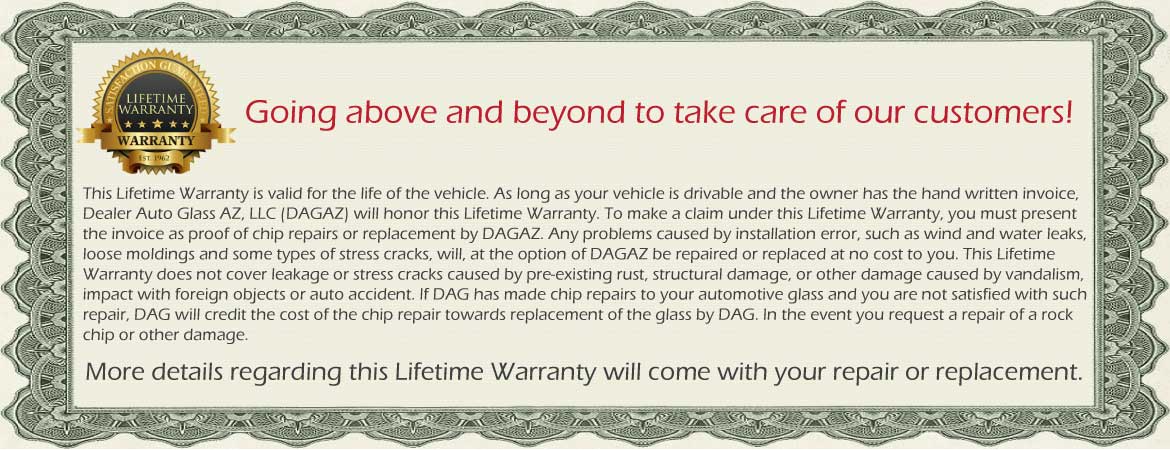 Our Warranty